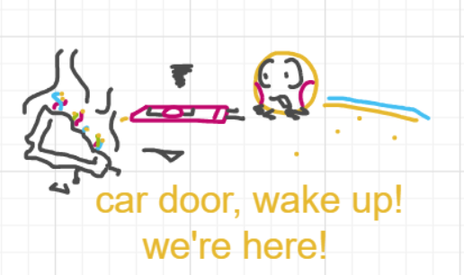 A panel from Ready Oar Knot, episode three of the Board Boards object show by Furretwalk/WalkingFurret.